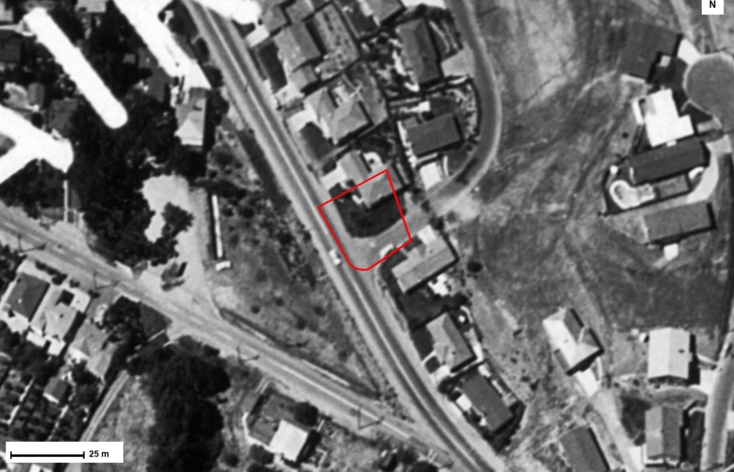 1957 aerial view