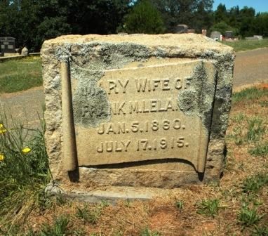 "[Ma]ry, wife of Frank M